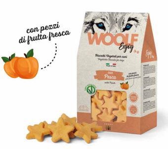 WOOLF - Biscotti vegetali per cani PESCA 400g