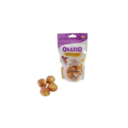 Snack con tuorlo d'uovo liofilizzato con petto di pollo 80g