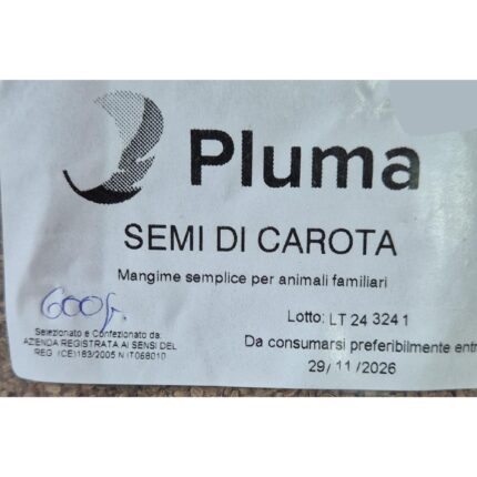 PLUMA - Semi di carota 600g