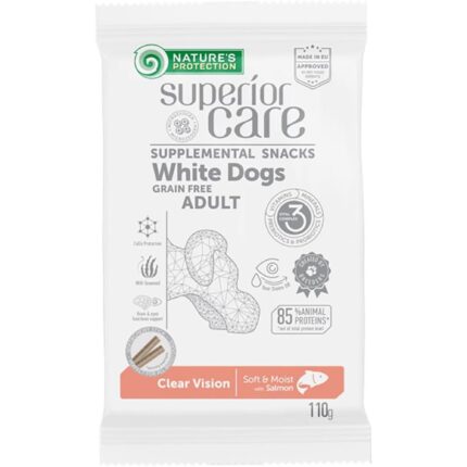 Snack white dog Adult GF Salmon 110gr