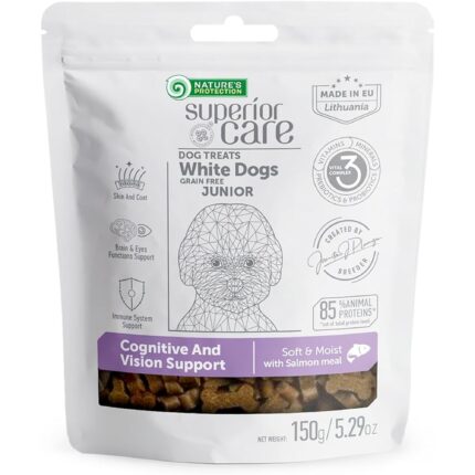 Snack white dog GF Junior all breed salmon 150gr