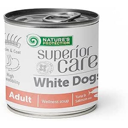 Soup white dog adult all breed Salmon+Tuna 140ml