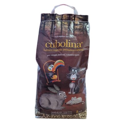 CUBOLINA - Lettiera vegetale 8l