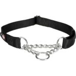 TRIXIE - premium collare a semi-strozzo L-XL 5-70cm/25cm nero