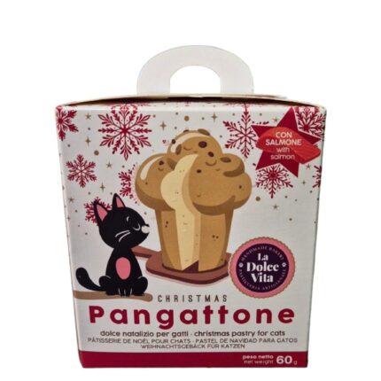 Pangattone - Panettone per gatti al gusto SALMONE 60g