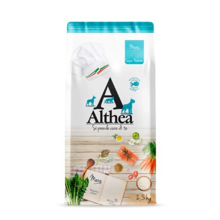 Althea Monoproteico al Salmone, cibo secco per cani adulti di taglia media - 2,5 kg
