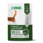Nature's Protection Cat - STERILISED con tacchino e ringhiere Pouch 100 gr